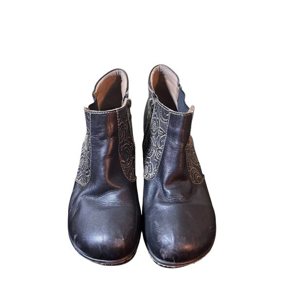 L'Artiste By Spring Step 40 US 9 Hand Painted Western Earthbank Chelsea Boot - Picture 3 of 7